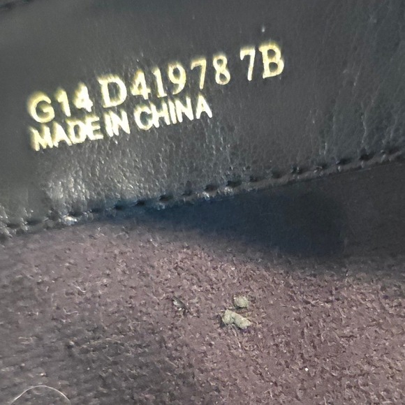 Cole Haan Black Leather Knee High Heeled‎ Boots Platform Size 7B - Picture 7 of 9